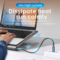 Guangdong alta velocidad 3,0 datos estándar USB Cable 2A 1G 2M negro niquelado macho PVC chaqueta trenza blindaje para computadora