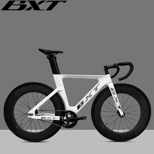 Bxt 700C sợi carbon cố định bánh xe đạp, tốc độ duy nhất theo dõi Fixie xe đạp Carbon frameset Carbon ngã ba và seatpost theo dõi xe đạp - Product Image 6