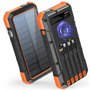 แบตเตอรี่สำรองพลังงานแสงอาทิตย์ 20000mAh กันน้ำ พร้อมไฟฉาย LED สำหรับตั้งแคมป์กลางแจ้ง - Product Image 6