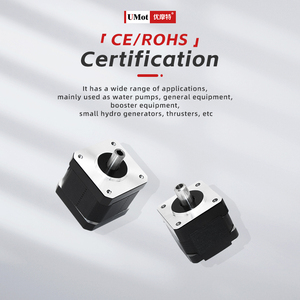 Umot DC 24V 0.8A 5mm đôi trục rỗng trục động cơ bước 2 giai đoạn 1.8 độ NEMA 8 kép trục rỗng động cơ bước cho CNC - Product Image 5