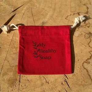 100% Organic Cotton <b>Drawstring</b> Bag Reusable Eco-friendly <b>Pouch</b> Bag High Quality Dust <b>Drawstring</b> <b>Pouch</b> - Product Image 2