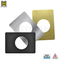 Plaque de protection en acier inoxydable de haute sécurité KEYMAN pour accessoires de quincaillerie de porte
