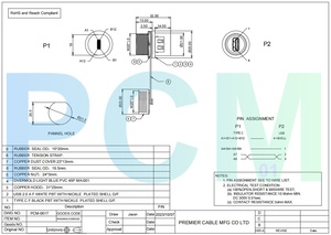 Adaptador USB 2.0 Tipo C Fêmea para USB-A Fêmea para Montagem em Chassi, para Equipamentos de Teste de Computadores IoT, IP67 - Product Image 6