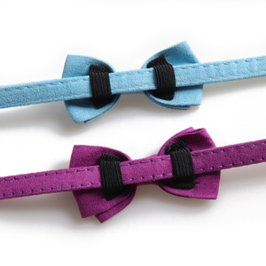 Collar para Gato Personalizado al por Mayor, Collar de Lujo para Cachorro Pequeño con Hebilla de Seguridad, Collar para Gato con Lazo y Campana - Product Image 4