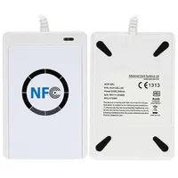 Nouveau Duplicateur de Cartes Plastiques ACR122U Lecteur de Décryptage RFID 13.56Mhz Enregistreur d'Étiquettes à Puce Intelligente NFC ISO14443 Clé USB Clonage