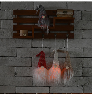 Il vecchio uomo foresta ha portato ciondolo lampeggiante albero di natale decorativo creativo - Product Image 3