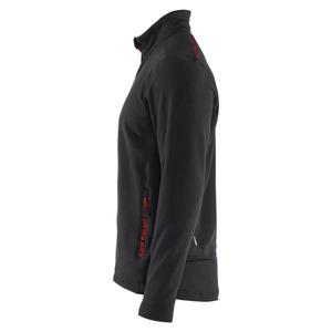 BLAKLADER - 476510109956XS Veste Micropolaire Noir/Rouge-EAN 7330509908044 VESTES DE TRAVAIL TOUTES SAISONS VESTES SOFTSHELL - Product Image 3