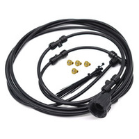 Ventilador de Piso Eléctrico F129 con Pulverizador, Enfriamiento por Agua, Humidificación por Atomización, Sistema de Microaspersores para Jardinería Doméstica