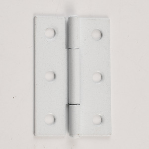 Furniture Hinge JD52*33mm <b>Spray</b> Paint White Cold Rolled Steel Surface <b>Mount</b> Drawer Hardware - Product Image 1