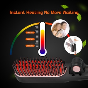 หวีแปรงผมไฟฟ้าแบบพับได้พร้อมขนแปรงพลาสติก - Product Image 6
