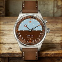 Montre mécanique de conception d'usine, vente en gros, avec mouvements spécialisés : Mouvement Crazy Hour et Mouvement Boîte de Vitesses