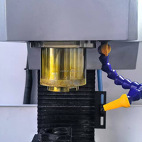 Xk7110 Mini Cnc Freesmachine Voor Hobby Metalen Werken Verticaal Ontwerp Met Gsk Controlesysteem Gemaakt In China