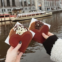 Boîte d'emballage alimentaire personnalisée en carton pour biscuits, avec impression de logo, pour boulangerie, crêpes, stroopwafels et plats à emporter
