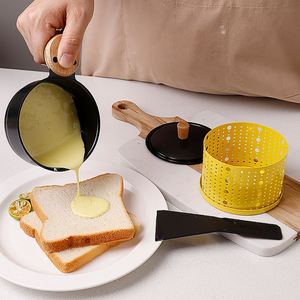 Nouvel ensemble de raclette miniatures personnalisées pour bougies chauffe-plat, plaque à fromage pliable pour barbecue, plateau de cuisson portable en métal pour usage domestique sur cuisinière - Product Image 2