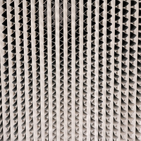 Nouveau filtre en boîte en fibre de verre H13 à filtration haute efficacité 0,3 µm, mini-plissé haute température pour salle d'opération