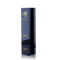Plaque de trophée incurvée en cristal, récompense personnalisée en verre vierge pour souvenirs