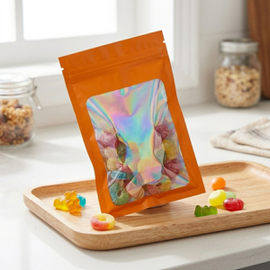 Disponibili Buste in Plastica Olografiche con Chiusura a Zip, Richiudibili e Autosigillanti, con Sigillatura su 3 Lati per Piccole Imprese - Product Image 3
