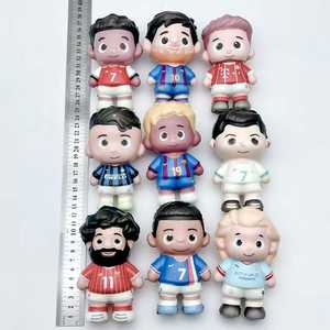 Figurines de dessin animé de stars du football, joueurs de football de la Coupe du monde, mini-poupées de collection pour les fans, décoration, cadeau - Product Image 2