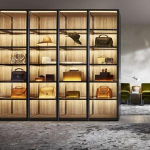 Moderno di lusso con cabina <span class=keywords><strong>armadio</strong></span> sistema organizer in legno massiccio guardaroba camera da letto Set Set di mobili a forma di <span class=keywords><strong>L</strong></span> <span class=keywords><strong>armadio</strong></span> con porta in vetro