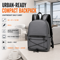 Mochila Compacta Personalizada OEM con Material Resistente al Desgaste, Almacenamiento Inteligente, Divisor para Tablet de 7.9 Pulgadas, para Viajes, Ocio y Desplazamientos Diarios