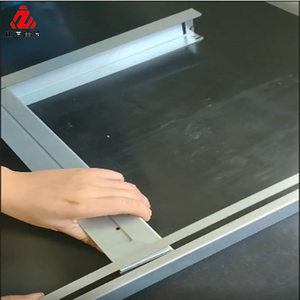 LEITE pabrik OEM rak furnitur tugas berat penyangga segitiga lipat baja sudut logam braket meja - Product Image 6