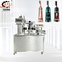 Machine de remplissage et de bouchage semi-automatique de haute qualité pour le remplissage de colorant capillaire, crème colorante pour cheveux et shampoing colorant moussant