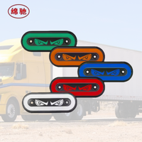 Feux de signalisation LED Devil Eyes super lumineux 12V-24V, petits, étanches, pour camion, filet central, clignotant, phare de voiture, état neuf