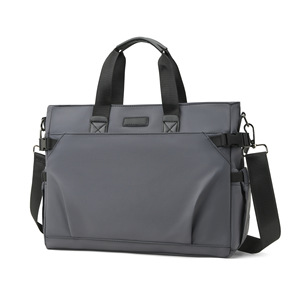 Nuevo Bolso de Mano Grande de Nylon y Cuero Impermeable para Hombre, Moderno, Deportivo, Duradero, con Cierres, para Portátil, Tipo Bandolera - Product Image 4