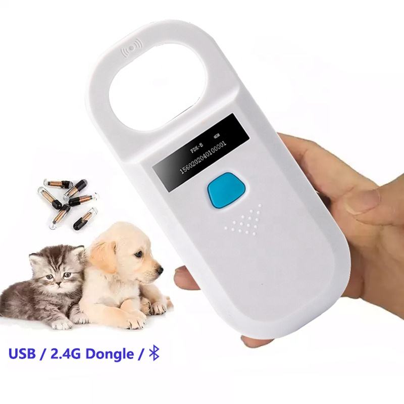 Dog Chip Scanner Reader Dual Frequency Portable Pet Chip