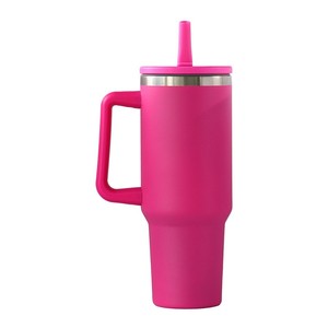 Stainless Steel Tumbler 40oz Insulated Cup With Lid And Straw Travel Mug For Outdoor Use - Product Image 2