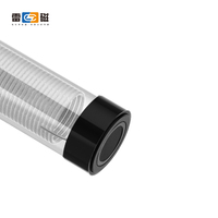 Électrode composite de sonde en verre BNC électrode 0-14 ph pour capteur de sonde de ph rempli de liquide d'ampoule plate de laboratoire