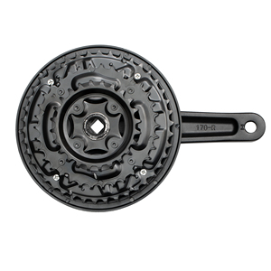Manivelle de vélo JOYSUN réglable 42T/34T/24T en acier 170 mm avec couvre-chaîne pour vélos BMX et de route 3 vitesses - Product Image 5