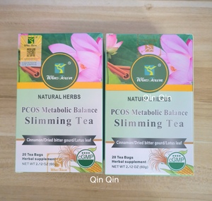 WinsTown organic slimming Supplements PCOS Metabolic Balance Slimming <b>Tea</b> Cinnamon Dried Bitter Gourd Lotus Leaf <b>slim</b> Detox <b>tea</b> - Product Image 1