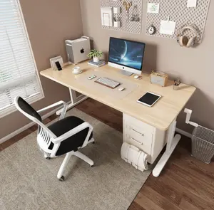 גבוהה באיכות ארגונומי מודרני משרד מחשב שולחן לשבת stand שולחן שני מנוע עומד שולחן חשמלי גובה מתכוונן שולחן