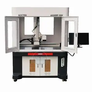 Big format auto focus Raycus MOPA IPG 30W 100W 3d fiber laser pen marking machine price