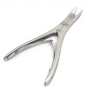 Pinzas de reducción ósea dentales BK Industries, mandíbulas curvas pesadas, puntas puntiagudas, mango de anillo, agarre moleteado, manual, acero inoxidable, clase profesional - Product Image 5