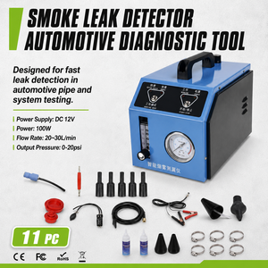 Détecteur <span class=keywords><strong>de</strong></span> fuite <span class=keywords><strong>de</strong></span> fumée automobile 12V, testeur <span class=keywords><strong>de</strong></span> fuite <span class=keywords><strong>de</strong></span> tuyau <span class=keywords><strong>de</strong></span> carburant EVAP sous vide, 100W 0-20psi, kit d'outils <span class=keywords><strong>de</strong></span> réparation <span class=keywords><strong>de</strong></span> diagnostic automobile par fumée - Product Image 1