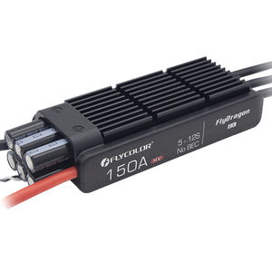 Contrôleur de vitesse électronique Flycolor FlyDragon 150A ESC 5-12S HV OPTO 32 bits MCU 170A courant de pointe pour <span class=keywords><strong>hélicoptère</strong></span> <span class=keywords><strong>RC</strong></span>/aile fixe - Product Image 1