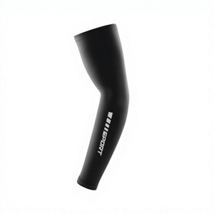 Unisex Cycling <b>Arm</b> <b>Sleeve</b> Black Heat-Transfer Printed Anti-UV Outdoor Sports <b>Protection</b> for Adults - Product Image 1