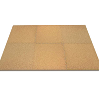 Dalles de sol en mousse de liège pour isolation thermique et acoustique, idéales pour gymnases, événements sportifs et expositions