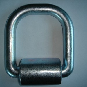Forged D Ring D3009 Zinc Plated 45 Carbon Steel For Truck Floor Hooks And Trailer Lashing Rings - Product Image 5