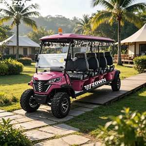 Carrito de Golf Eléctrico de Alto Rendimiento, Buggy Pequeño de 4 Plazas, Marca ZOWN, Garantía de 2 Años, 4 Ruedas, para Resorts - Product Image 1