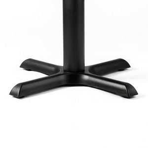 WEKIS Customized <b>Adjustable</b> Height Dining <b>Table</b> Base Powder Coating Black Coffee <b>Table</b> Foot <b>Table</b> Base for Glass Top - Product Image 3