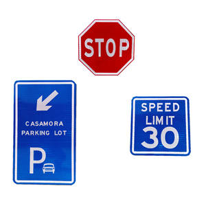 مثلثات مرنة لتحذير السلامة من الألمنيوم لدمج السيارة على الطريق الرئيسي - Product Image 4