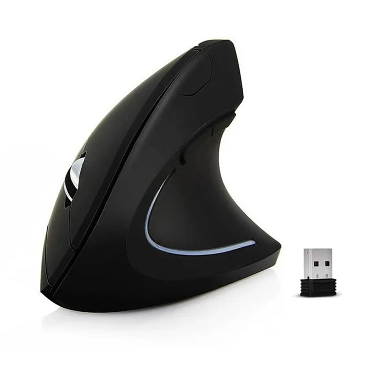 Scientific Ergonomic Design Battery Powered Upright Vertical Wireless Mouse