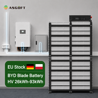 Armoire de stockage d'énergie ASGOFT commerciale et industrielle BYD Lifepo4 LFP ESS OEM ODM 200 kWh 100 kWh 215 kWh 240 kWh