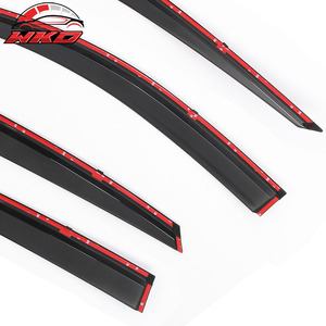 Pare-soleil et déflecteurs de fenêtre pour Honda Accord 18-25 avec garniture chromée, protection latérale de porte de voiture à coller - Product Image 6