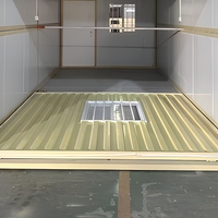 Maison conteneur modulaire préfabriquée pliable en X pour habitation, utilisation en projet, robuste et durable