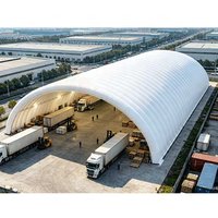 Dôme de construction gonflable géant pour le sport, entrepôt et stockage, résistant aux UV, imperméable, prêt pour les situations d'urgence