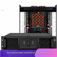 . Amplificateur audio haute puissance classe TD 2U pour montage en rack, Bluetooth, en métal, pour haut-parleur de sonorisation, lecteur karaoké, rectangulaire, classe D, Alnico